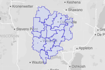 Waupaca County, WI ZIP Codes