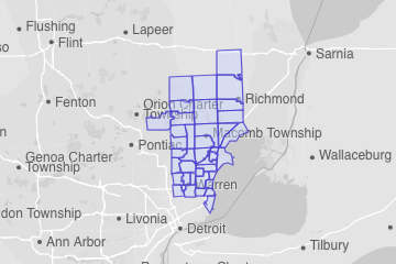 Macomb County, MI ZIP Codes