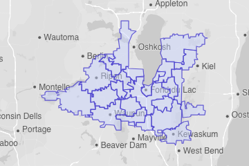 Fond du Lac County, WI ZIP Codes