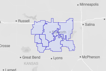 Ellsworth County, KS ZIP Codes