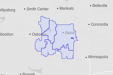 Mitchell County, KS ZIP Codes