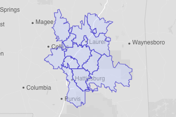 Jones County, MS ZIP Codes