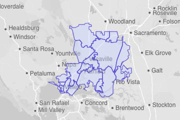 Solano County, CA ZIP Codes