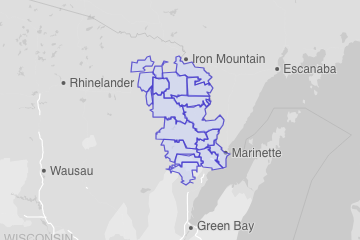 Marinette County, WI ZIP Codes